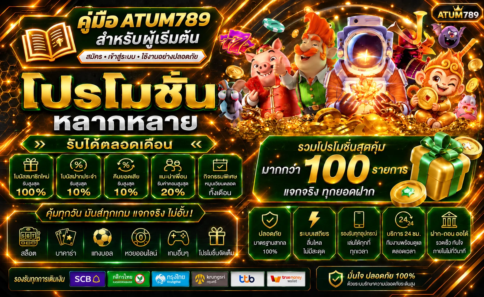 ATUM789 คู่มือผู้เริ่มต้น | สมัคร เข้าสู่ระบบ ปลอดภัย